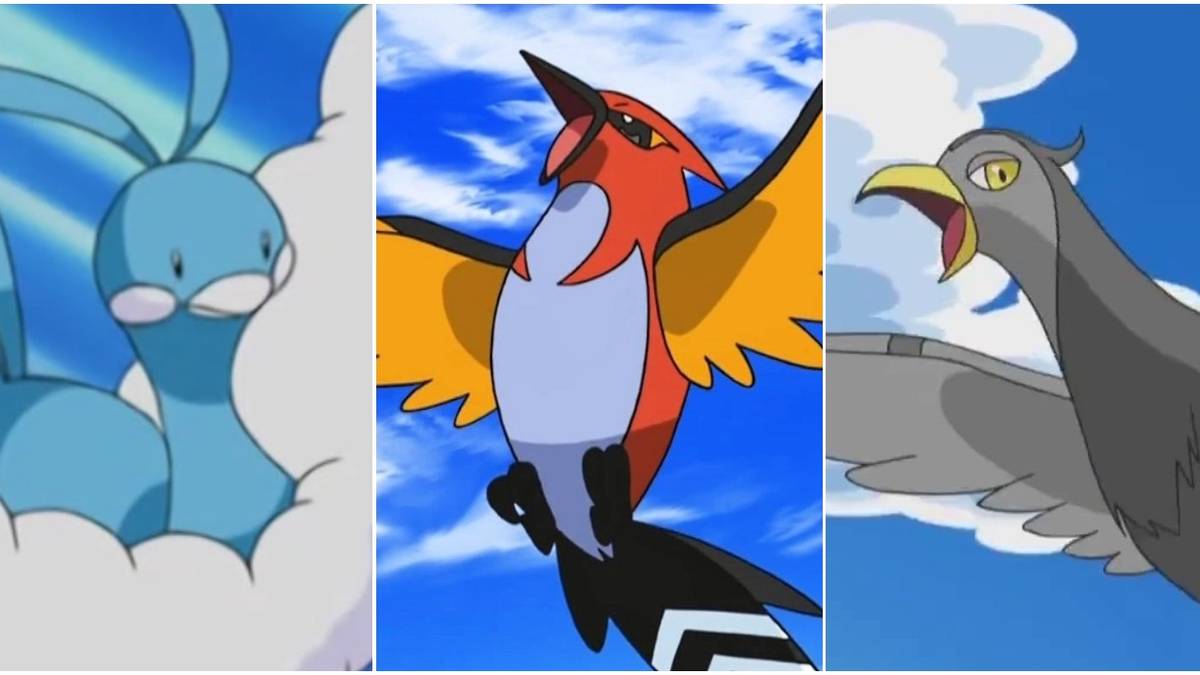 10 Flying Type Pokémon That Didn't Live Up To Their Potential In The Anime