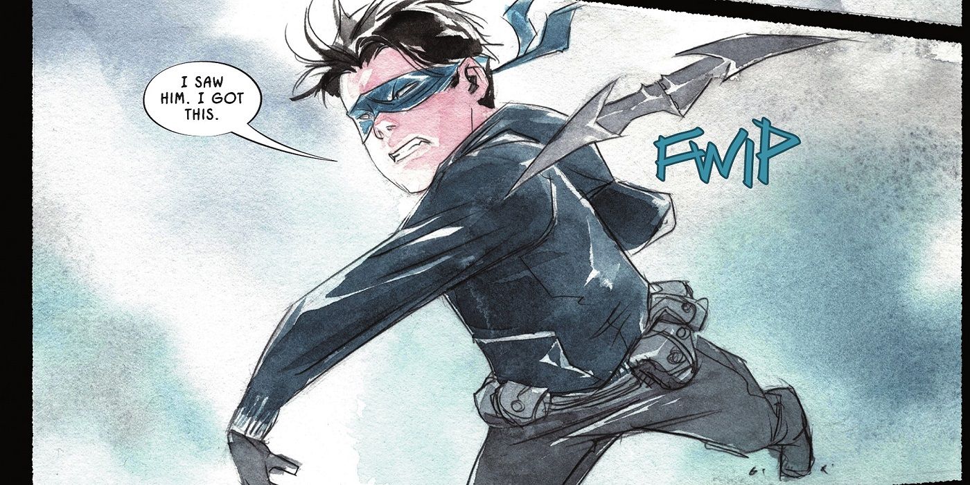 The Book Gave Dick Grayson A New Costume