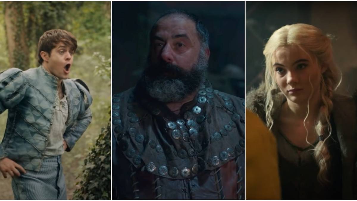 The Witcher: The 10 Weirdest Quotes From The Show - A collage of villainous characters from the series