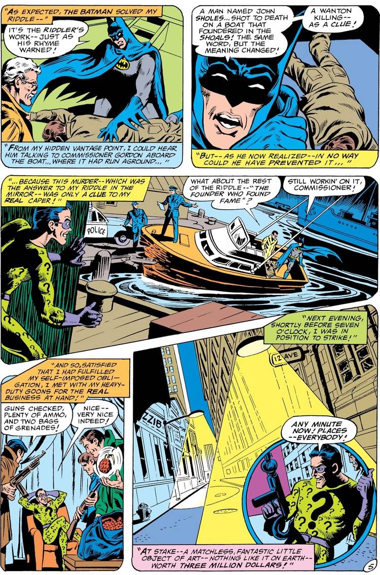 Batman First Fighting Riddler When Did The Riddler First Kill in Batman Comics?