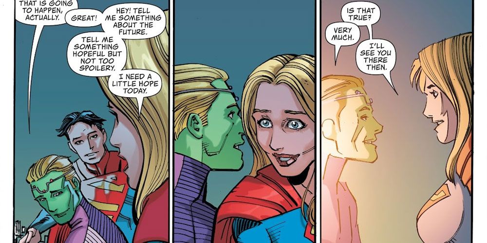 brainiac 5 and supergirl action comics 1027
