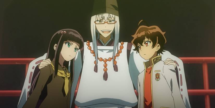 The protagonists of Twin Star Exorcists as they're prophesied to be married.