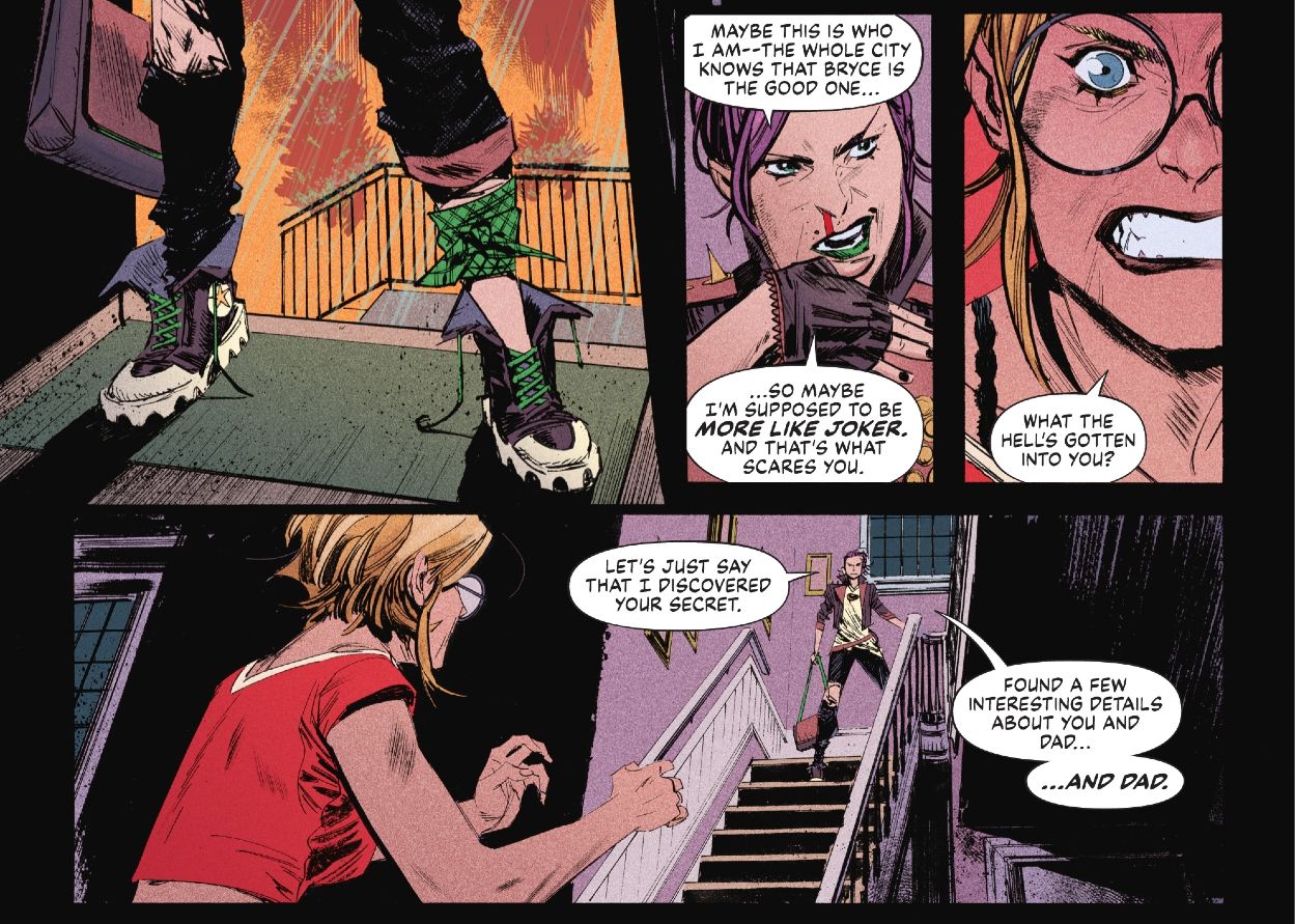 Batman Beyond the White Knight 1 Harley Quinn and her family