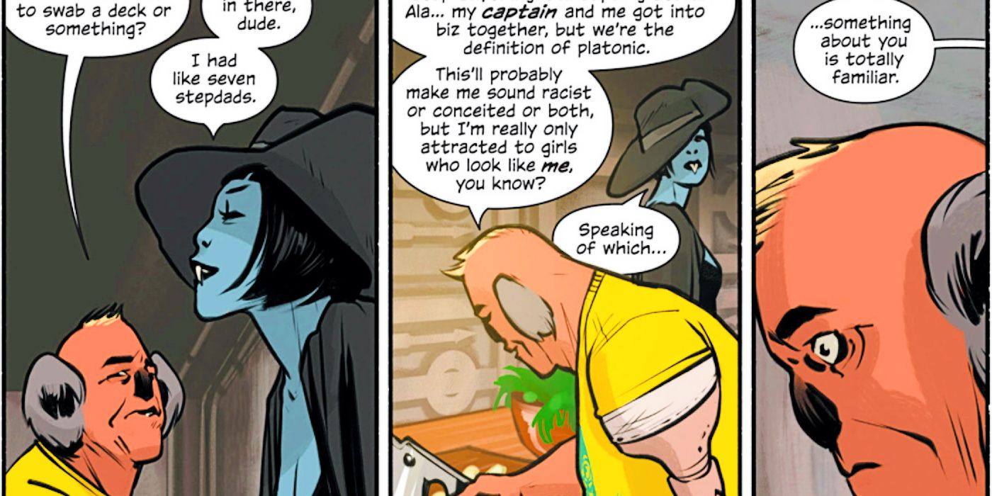 Bombazine gets outed in Saga 57