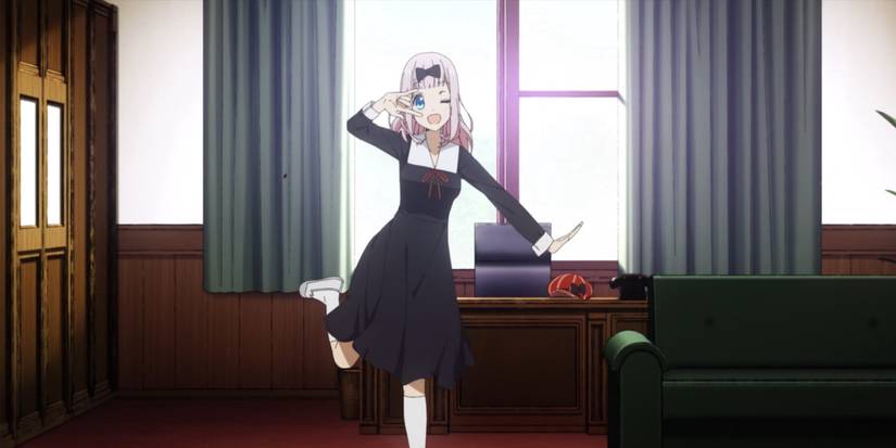 Chika Fujiwara dans Kaguya-sama : L'amour est la guerre.