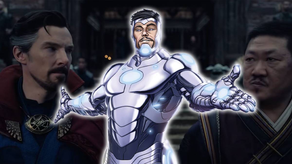 doctor strange iron man helmet Doctor Strange 2 Offers a Clearer Look at Rumored Superior Iron Man