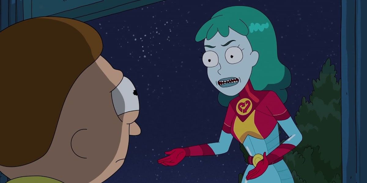 Morty Smith And Planetina In Rick And Morty