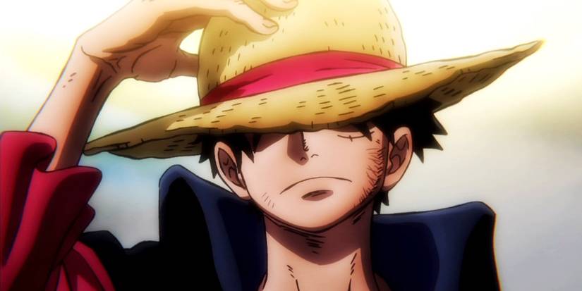 Luffy ajuste son chapeau de paille à Wano dans One Piece Épisode 1015
