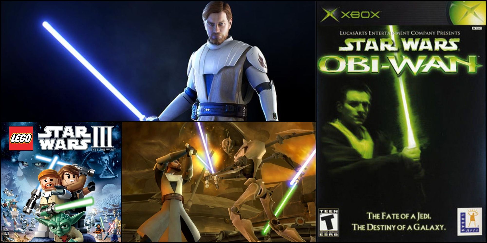 Every Star Wars Games Featuring Obi Wan Kenobi, Ranked