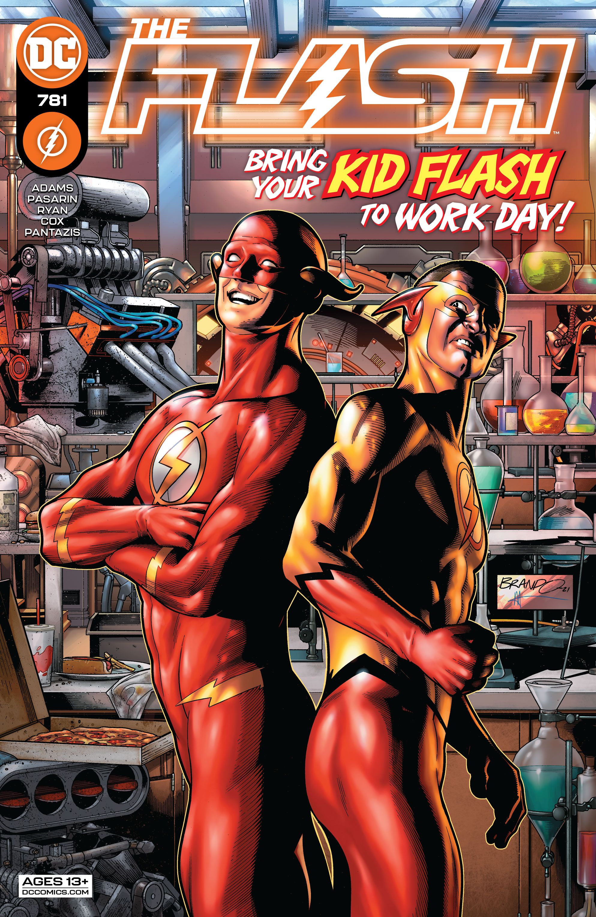 The Flash and Kid Flash Go for a Run in The Flash #781 (Review)