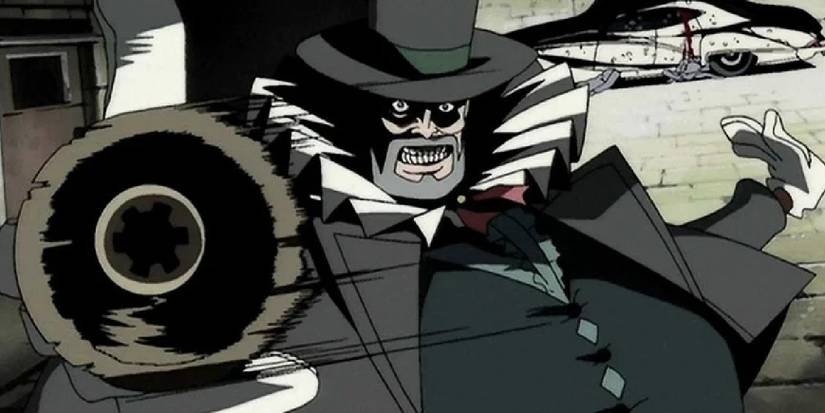 cowboy-bebop-vilao-pierrot-le-fou-com-chapeu-cartola-e-arma-em-forma-de-roda-em-cena-de-luta