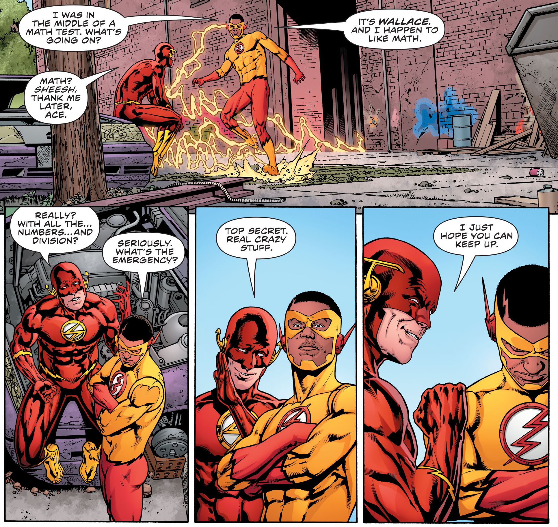 The Flash and Kid Flash Go for a Run in The Flash #781 (Review)