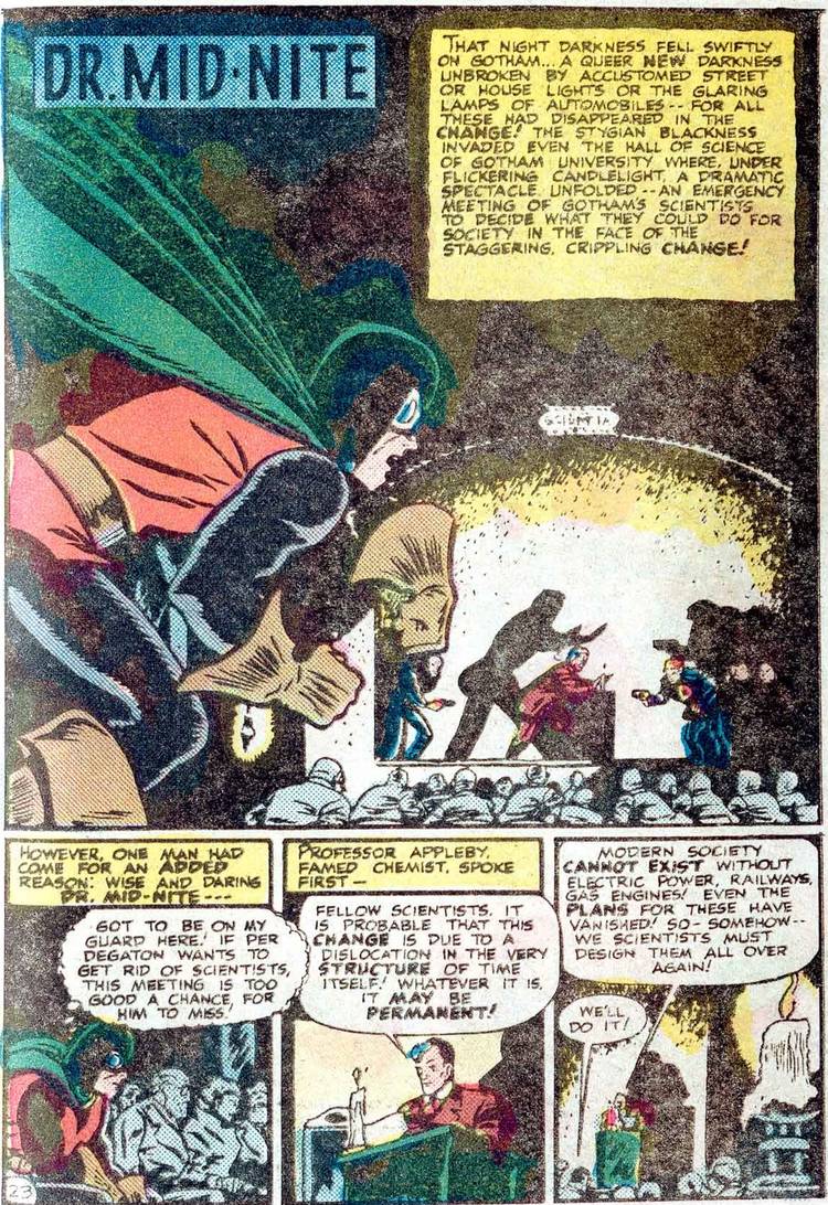 The Time-Traveling Degaton First Fought the Justice Society 75 Years Ago