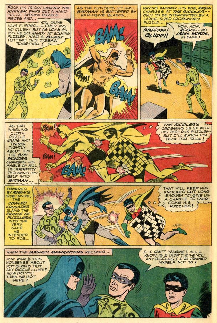 Old Batman Riddler Squirrel Riddle Batman: When Did Riddler First Tell Batman 'Riddle Me This'?