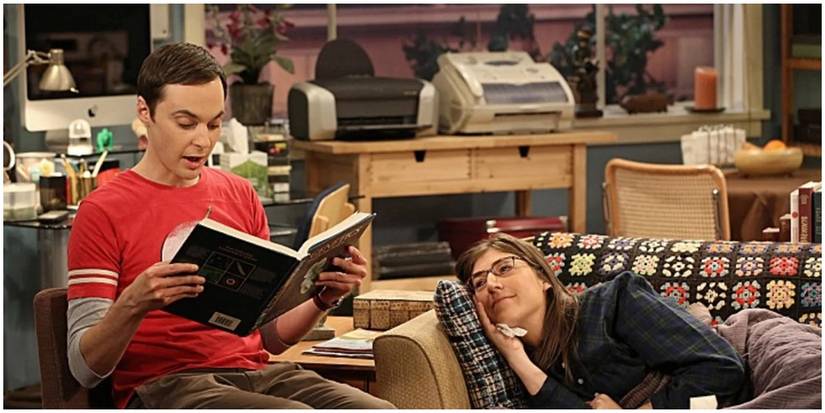 sheldon reading to amy 