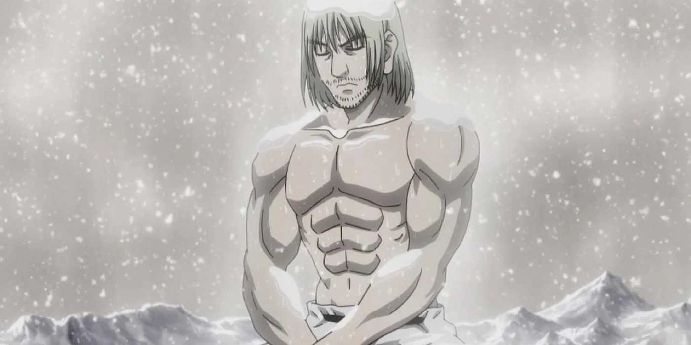Isaac Netero Training In Harsh Conditions- Hunter X Hunter
