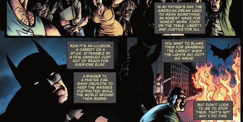 Batman Won't Stop Anti-Capitalist Riots