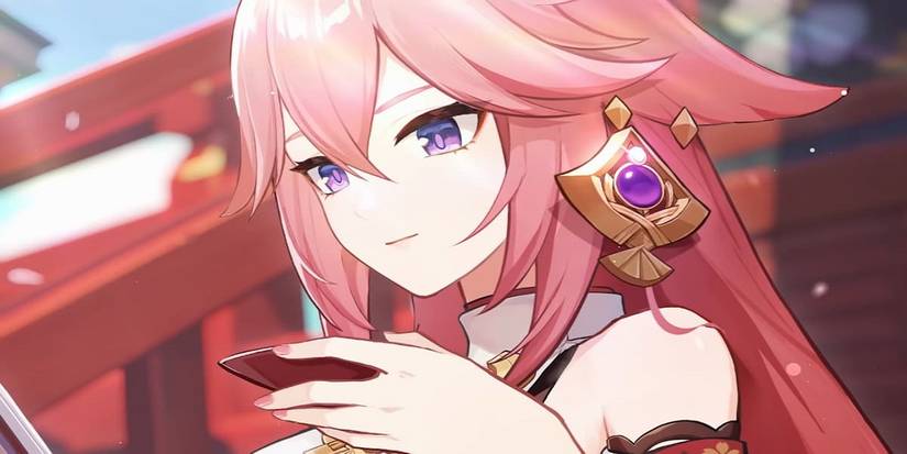 Yae Miko from Genshin Impact.