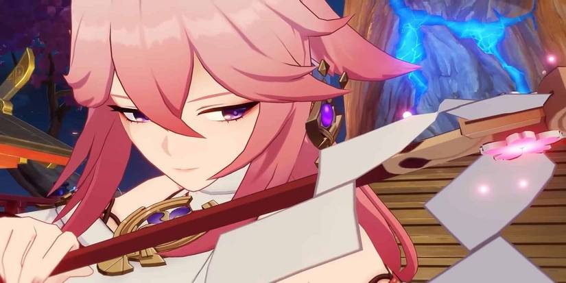 Genshin Yae Miko Suspicious