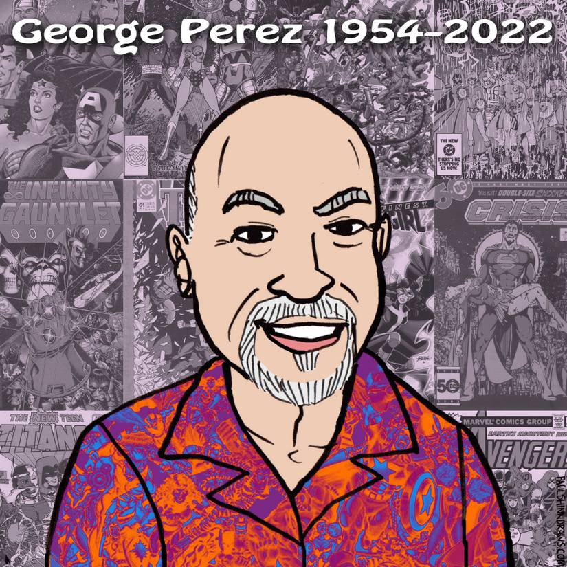George Perero The Line it is Drawn Honors George Pérez