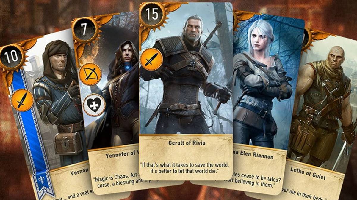 gwent rare cards The Set | Complete Collection with 5 Decks, 527 Premium Cards, Leather Case, Playmat, Map mat and DLC Expansion Inspired by the iconic mini Gwent in Witcher 3 Is