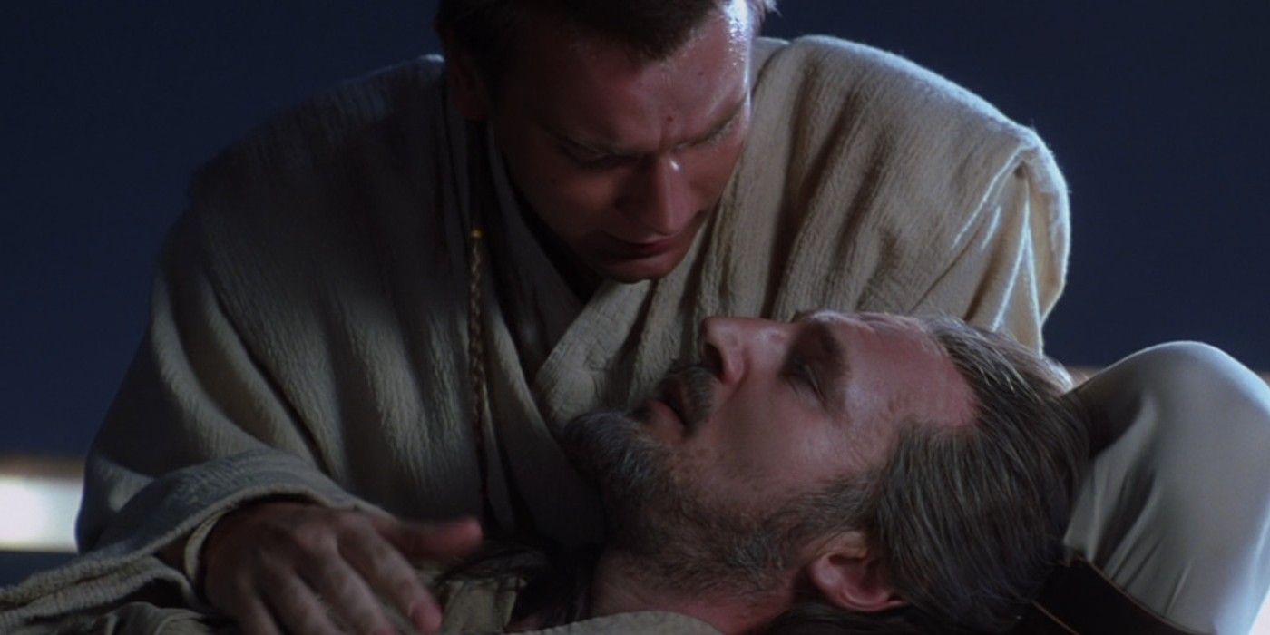 Qui-Gon morre Guerra nas Estrelas