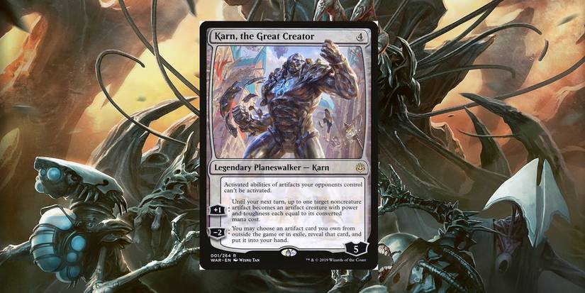 mtg planeswalker card creator Karn, the Great and put it into your hand. Karn, the Great Creator