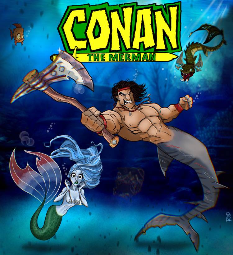 Line it is Drawn: Superheroes Celebrate MerMay by Becoming Mermen/Mermaids