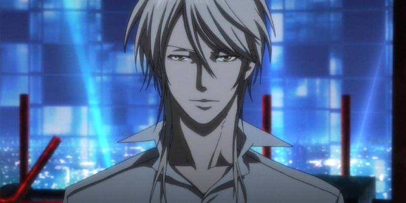 Shogo Makishima waits for Kogami in the skyscraper in Psycho Pass