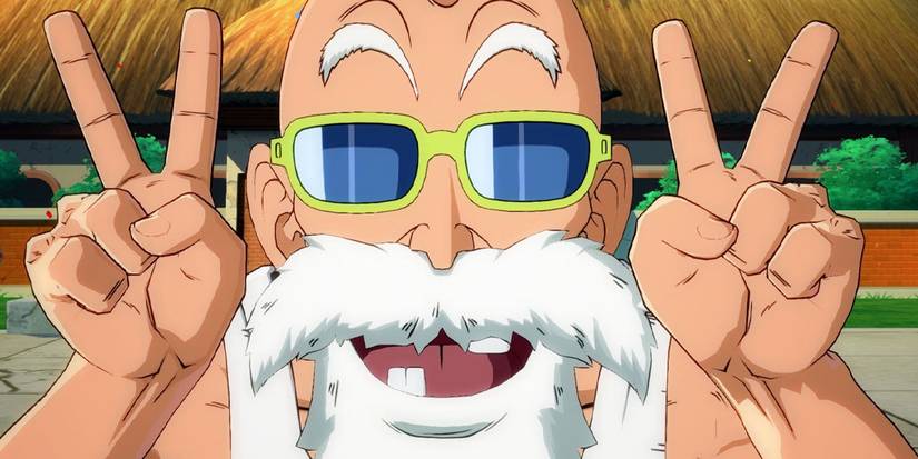 Master Roshi Hand Signs 10 Silliest Anime Mentors