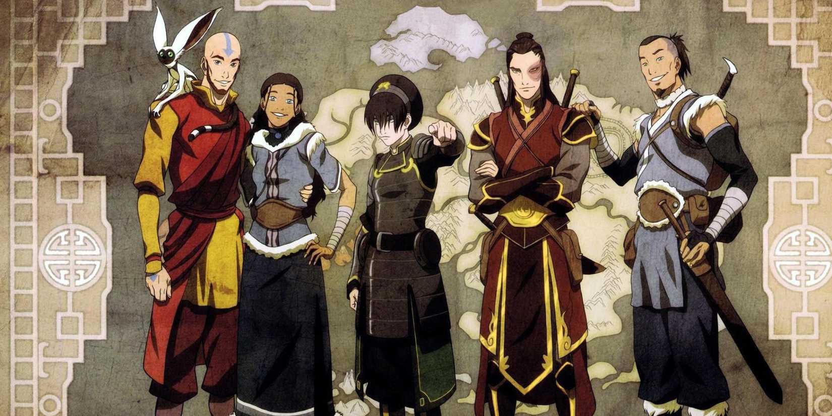 Original Team Avatar as adults