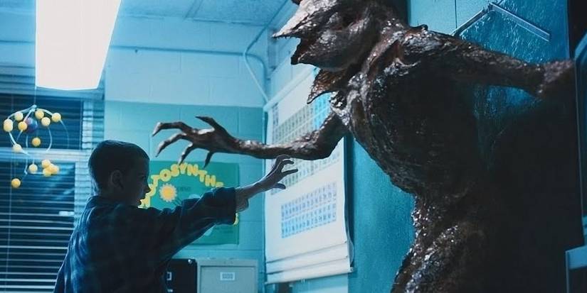 Eleven kills Demogorgon