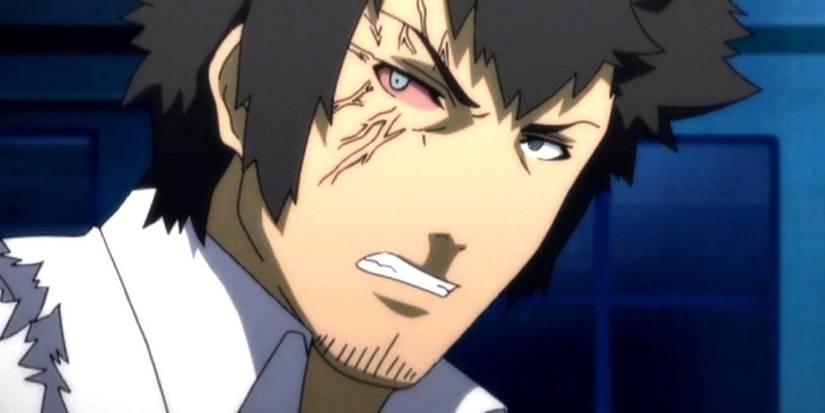 Saiga stresses his eye out in Speed Grapher.