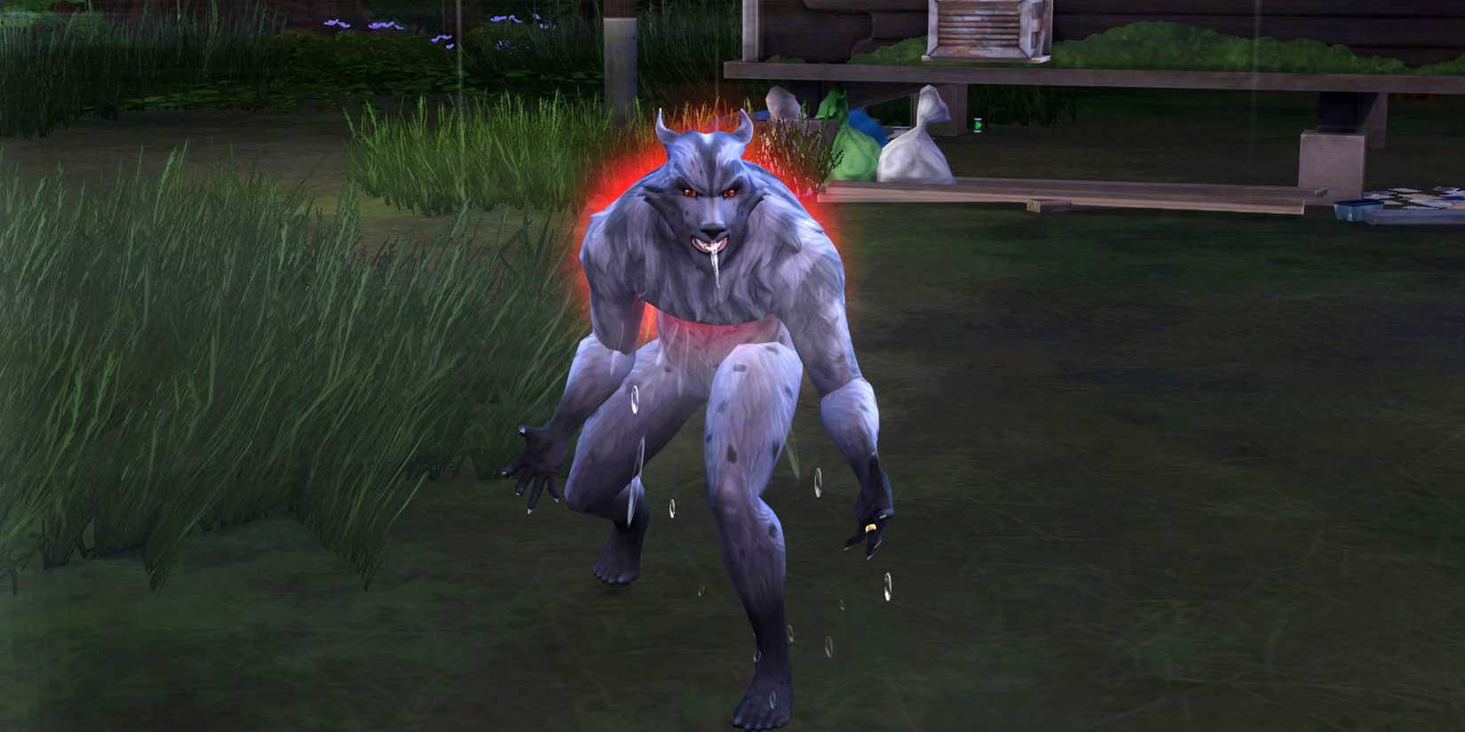Greg marah di The Sims 4: Werewolves.