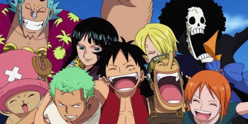 The Straw Hats Party Together in One Piece Anime