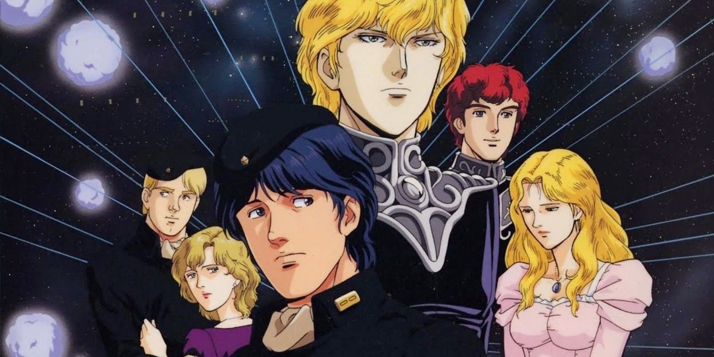 Os heróis se reúnem em Legend Of The Galactic Heroes.