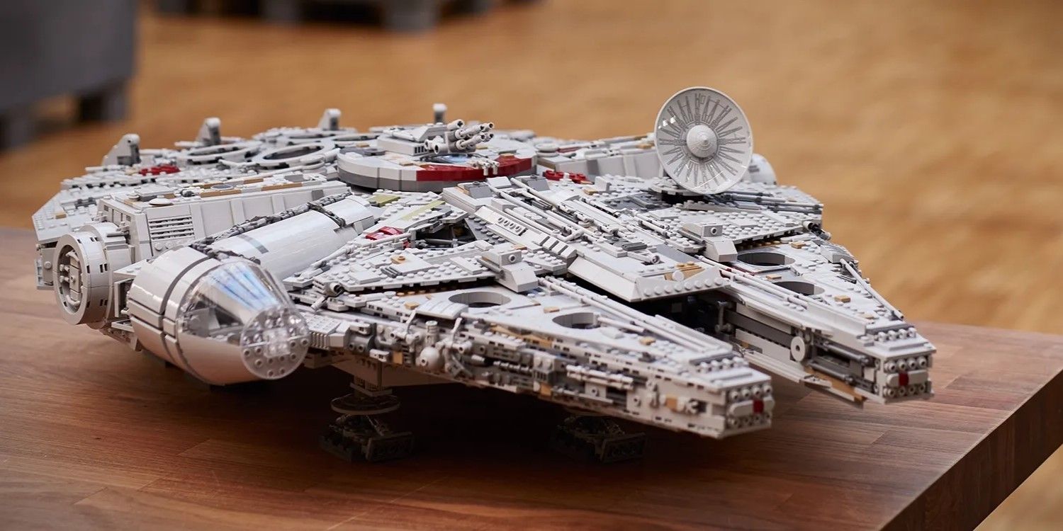 The absurdly huge LEGO Millenium Falcon from 2018