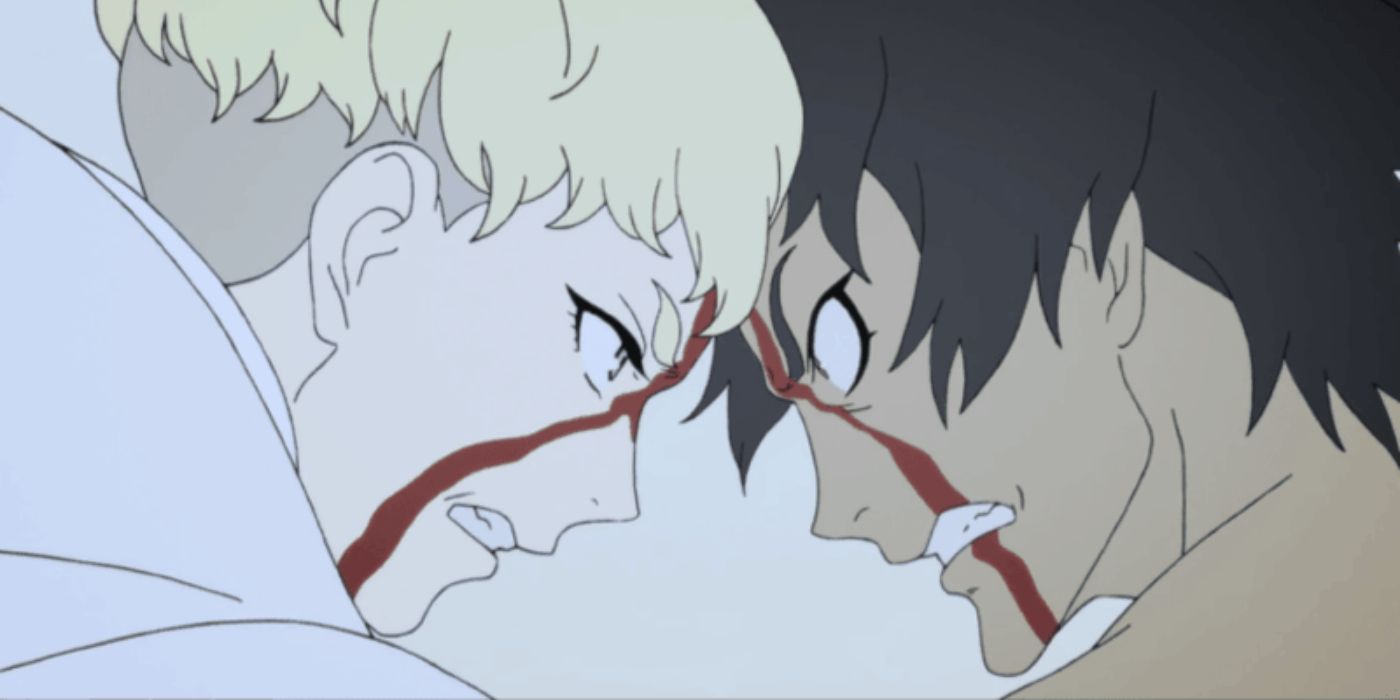 Akira and Ryo from Devilman Crybaby face off.