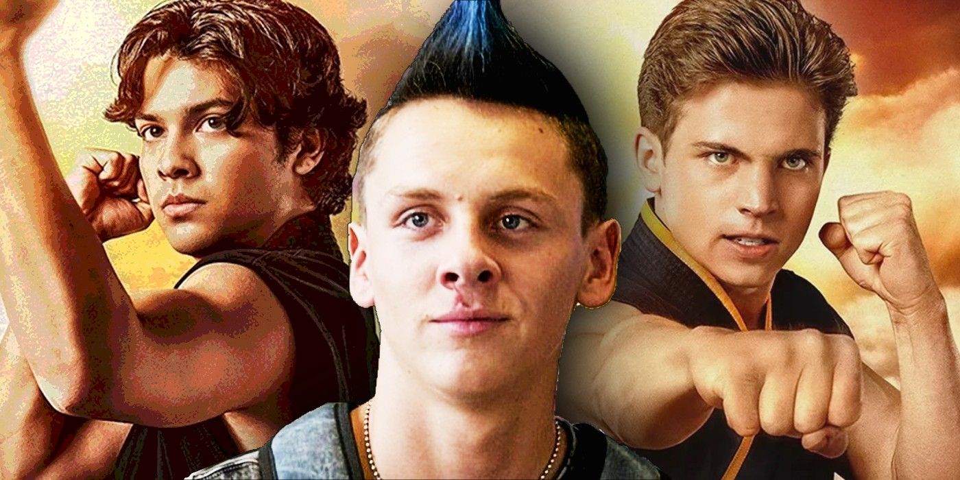 Cobra Kai Miguel Hawk and Robbie Header