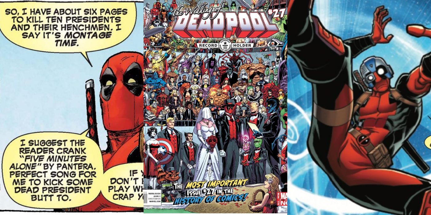 アメコミ DEADPOOL: BREAKING THE FOURTH WALL Marvel Deadpool Breaking the Fourth Wall Collectible Figure