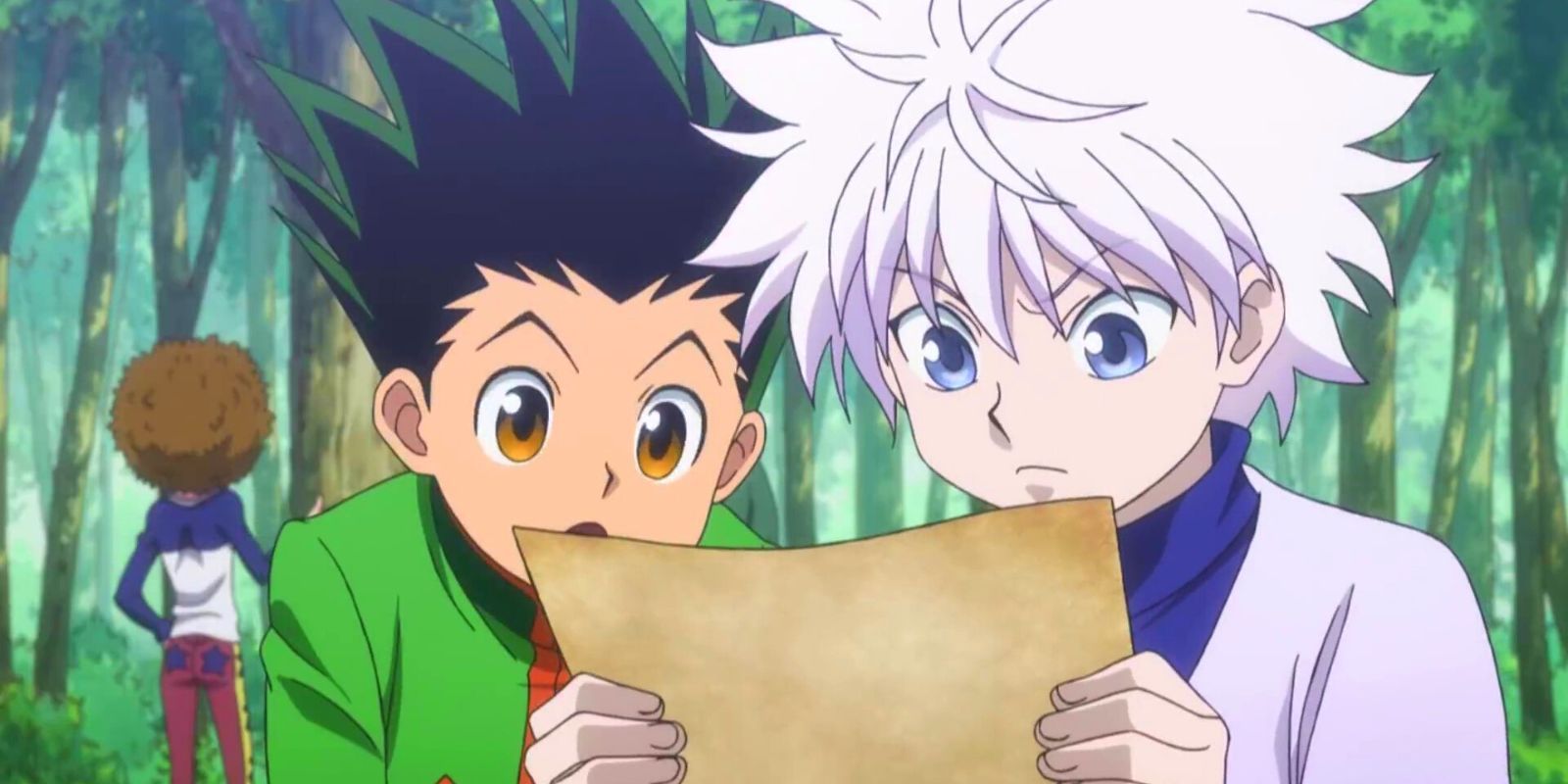 Crunchyroll.pt - Toda amizade tem um Gon e um Killua 😅 ⠀⠀⠀⠀⠀⠀⠀⠀⠀ ~✨ Anime: Hunter  x Hunter