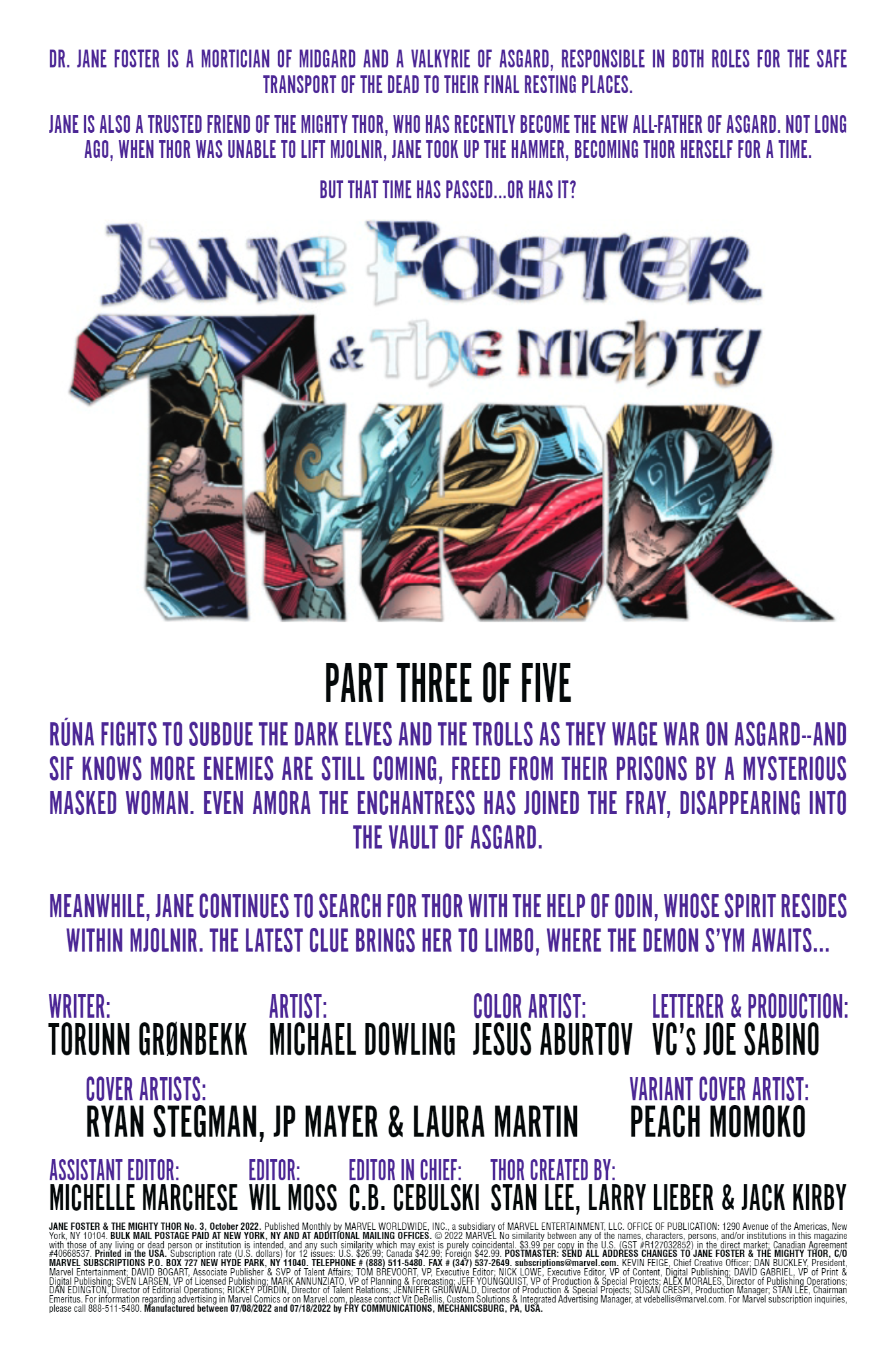 Jane Foster and the Mighty Thor 3 - 2
