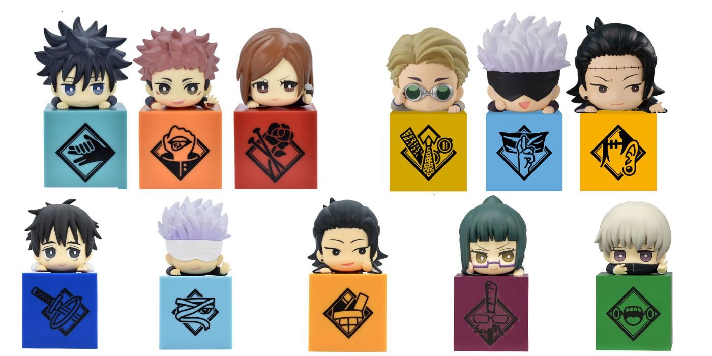 『 人気 Anime Figure 10種10体 セット 』まとめ売り ＆％＄ 10cm Q Version Anime Figure Toys Anime Jujutsu Kaisen Figure Yuji