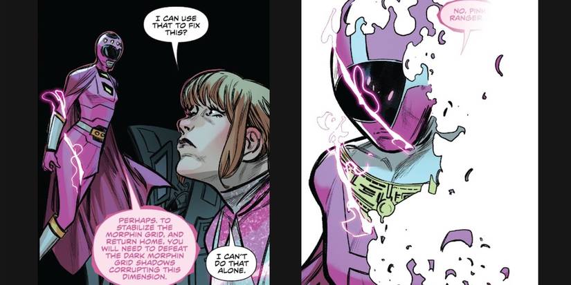 The Pink Ranger Just Got a Glimpse of Her Glorious Future