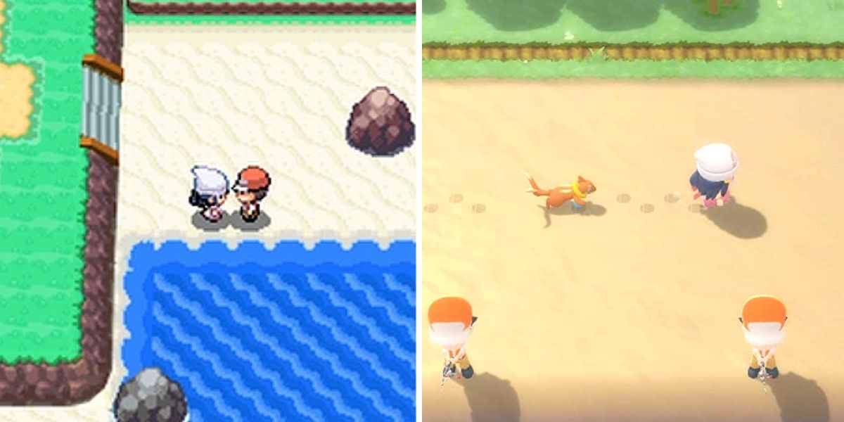 See the Nintendo Switch Pokémon Remakes Next to the Game Boy Originals