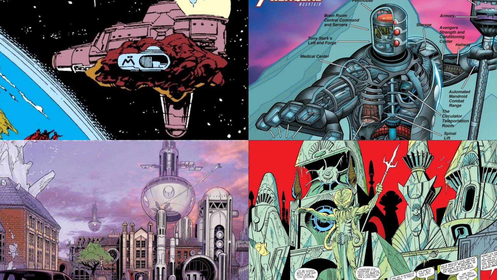 Marvel's 9 Coolest Secret Bases