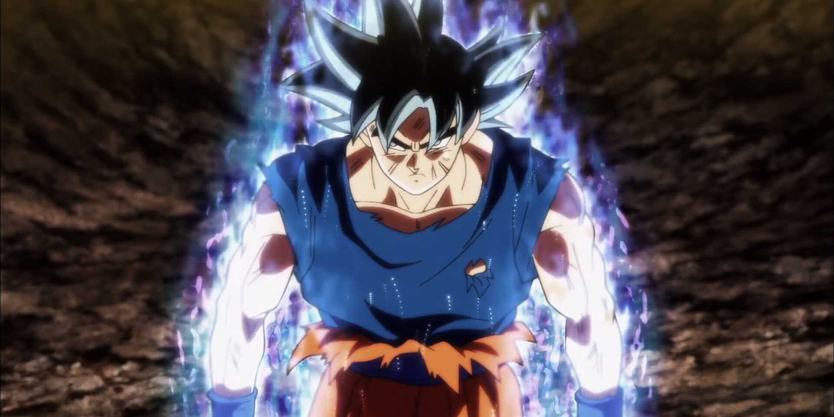 Goku, utilisant le signe Ultra Instinct, affronte l'Univers 11 dans Dragon Ball Super (Source : Toei Animation)