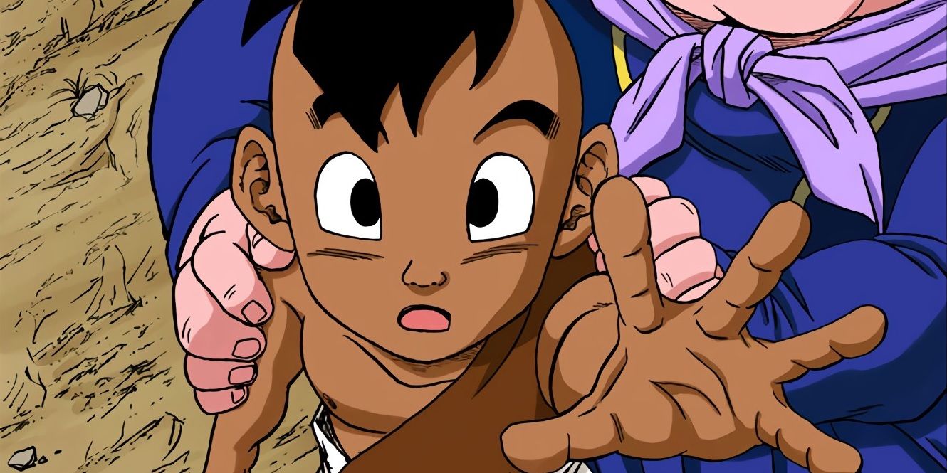 Uub helps at the end of the Dragon Ball Super Manga Arc Arc.