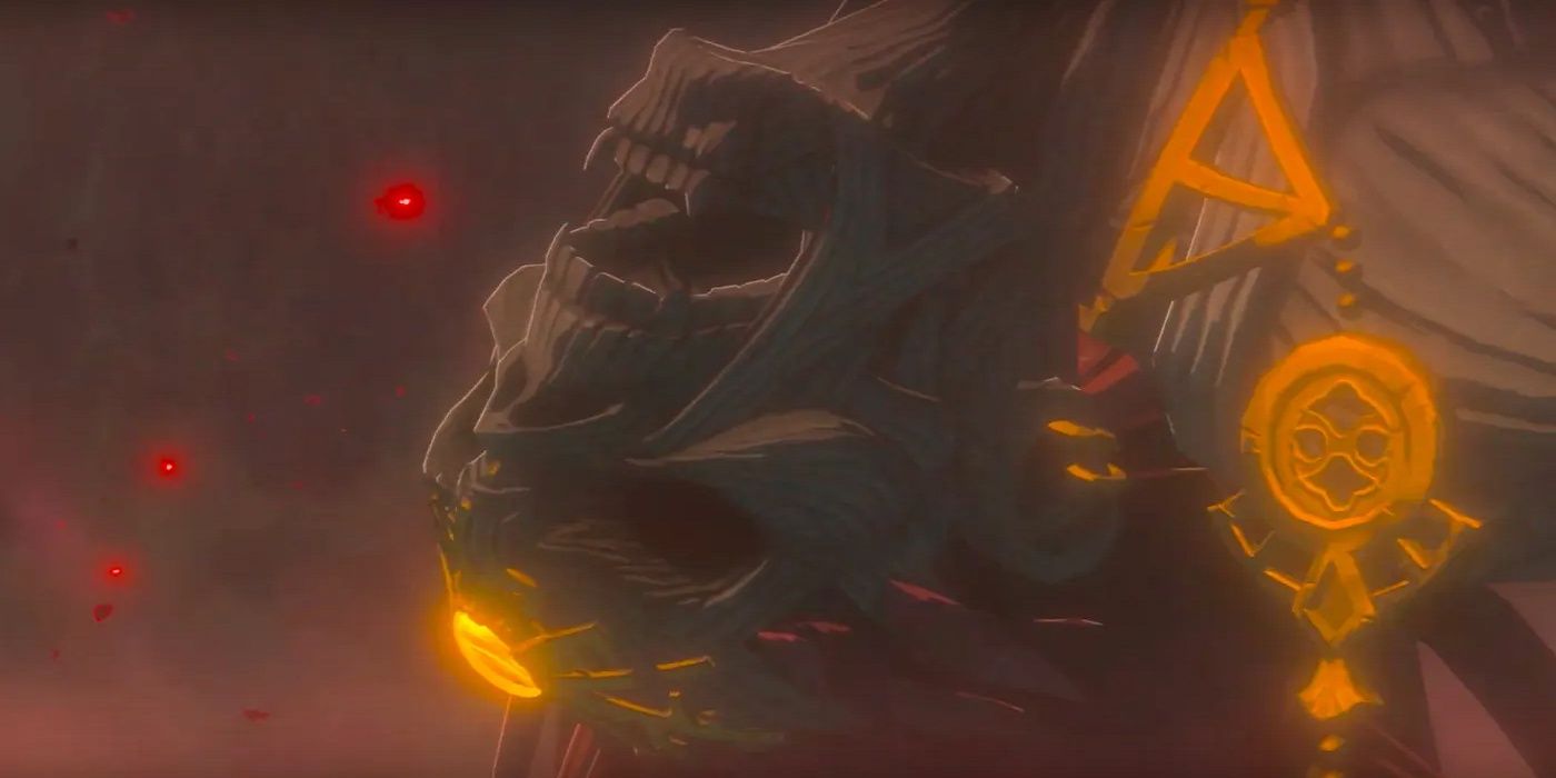 La forma del cadáver de Ganondorf permanece inactiva en Tears of the Kingdom.