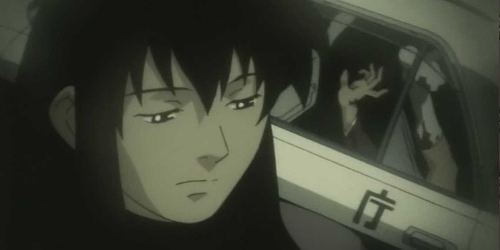 A civillian in Boogiepop Phantom looking worried